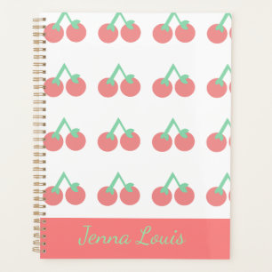 Pink Cherries Pattern Planner