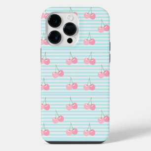 Pink Cherries Summer iPhone 14 Pro Max Case