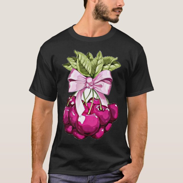 Pink Cherries T-Shirt (Front)