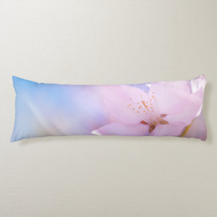 Pink cherry blossom body pillow