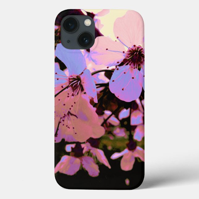 Pink Cherry Blossom Case-Mate iPhone Case (Back)