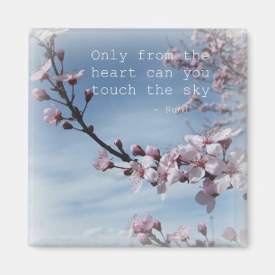 Pink Cherry Blossom Flowering Tree Magnet