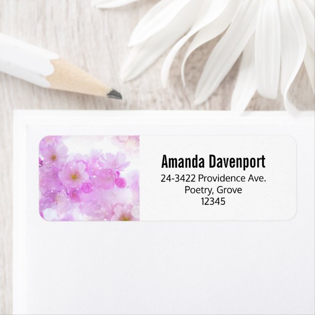 Pink Cherry Blossom Flowers Photo Address (Insitu)