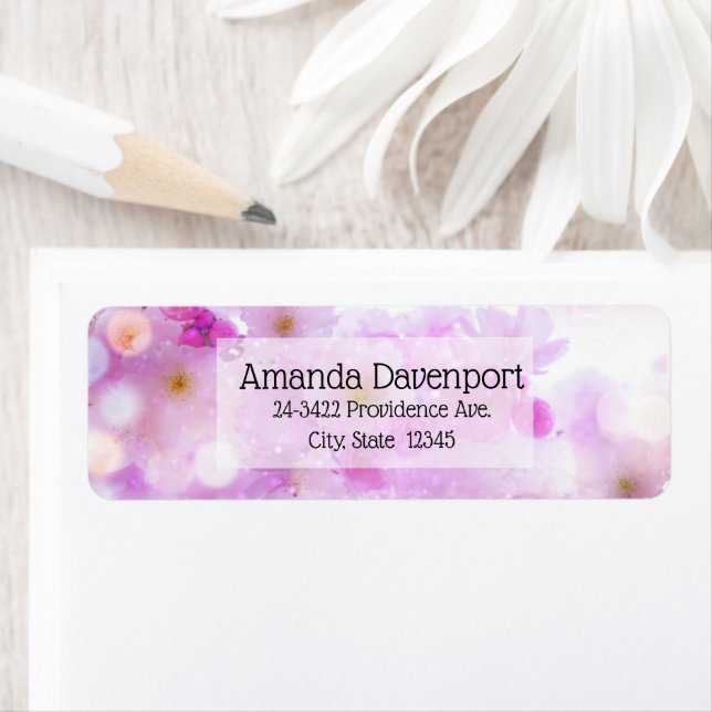 Pink Cherry Blossom Flowers Photo Address (Insitu)