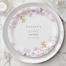 Pink Cherry Blossom in Bloom Garden Bridal Shower
