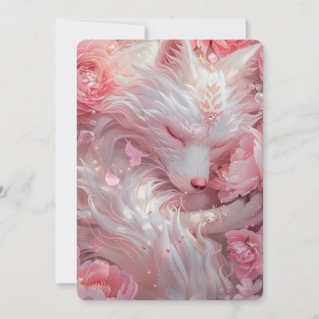 Pink Cherry Blossom Invitation – Sakura Tree  (Front)