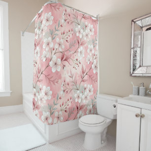 Pink cherry blossom pattern
