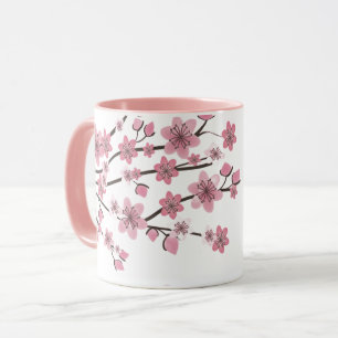 Pink Cherry Blossom Pretty Mug