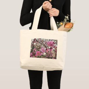 Pink Cherry Blossom / Sakura / サクラ(桜) Large Tote Bag