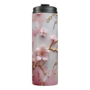Pink Cherry Blossom - Spring Vibes Thermal Tumbler