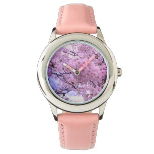 Pink Cherry Blossom Watch