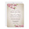 Pink Cherry Blossoms Vintage Tan Wedding
