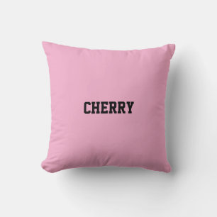 Pink Cherry Decorative Throw Pillow
