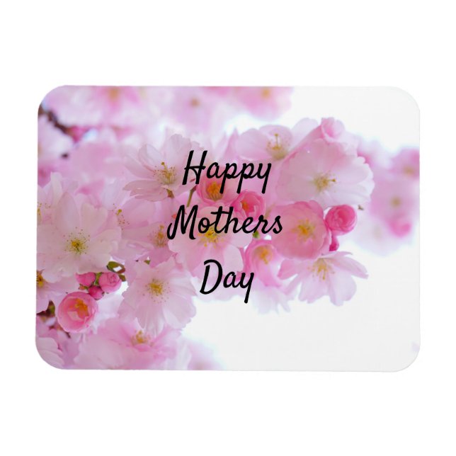 Pink Cherry Tree Magnet (Horizontal)