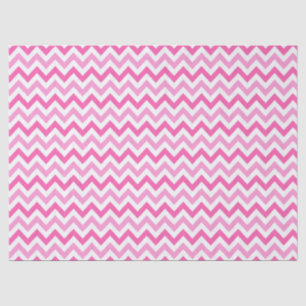 Pink Chevron Breast Cancer Awareness Pattern Tissue Paper