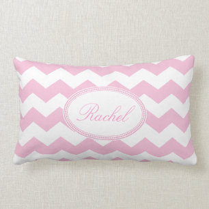 Pink Chevron Pattern Pillow