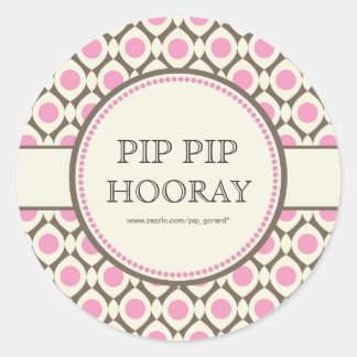 Pink Chic Bridal Shower Dessert Table Tag Label