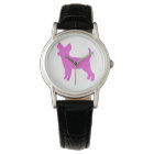 Pink Chihuahua Watch