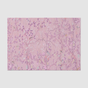 Pink Chinoiserie Chinese Decoupage Tissue Paper