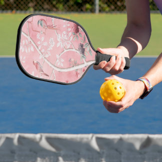 Pink Chinoiserie Pickleball Paddle