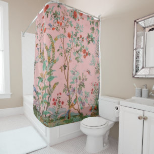Pink Chinoiserie Toile