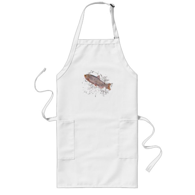 Pink Chinook Salmon Apron (Front)
