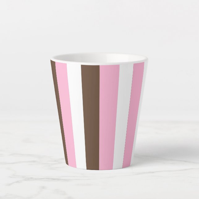 Pink Chocolate Vanilla Latte Mug (Front)