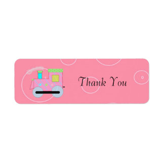 Pink Choo Choo Train Thank You