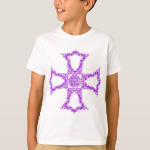 Pink Christian Cross T-Shirt