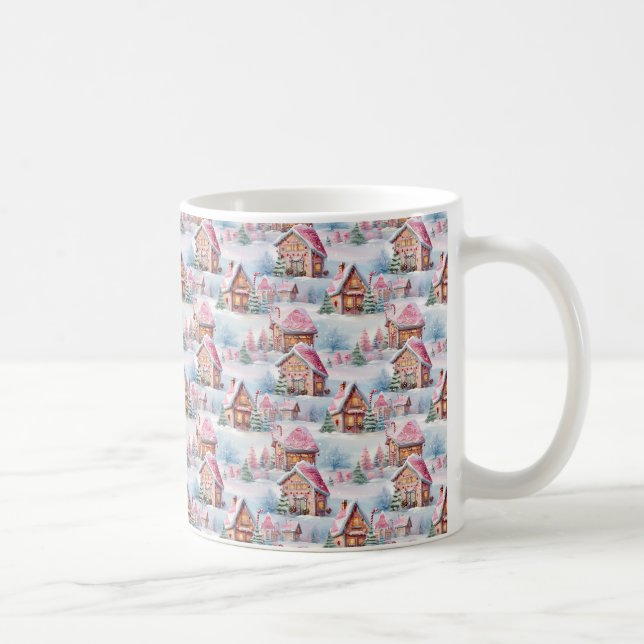 Pink Christmas Coffee Mug (Right)