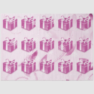 Pink Christmas Gift Tissue Paper