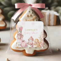 Pink Christmas Girl Baby Shower