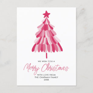 Pink Christmas Holiday tree