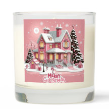Pink Christmas House