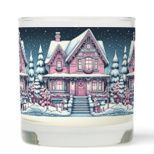 Pink Christmas House