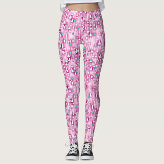 Pink Christmas Leggings