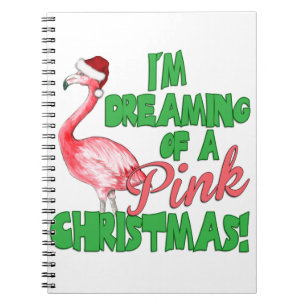 Pink Christmas Notebook