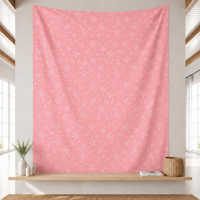 Pink Christmas Seamless Pattern Blanket (Creator Uploaded)