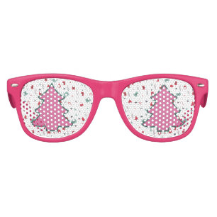 Pink Christmas tree  Kids Sunglasses