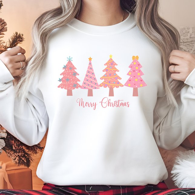 Pink Christmas Tree Sweater (Creator Uploaded)