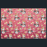 Pink Christmas Winter Penguins Snowflakes for Kids Tissue Paper<br><div class="desc">"Pink Christmas Winter Penguins Snowflakes for Kids Tissue Paper, " adorable for children's Christmas presents or those who are child-like at heart!  A glittering ombre bright pink glitter background adds a touch of sparkle and festivity.  Graphically designed by Audrey Jeanne Roberts.</div>