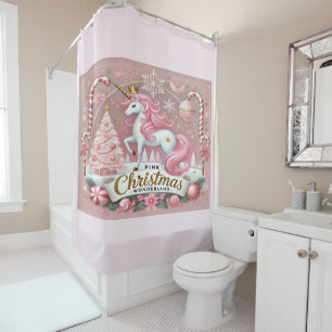 Pink Christmas Wonderland Unicorn