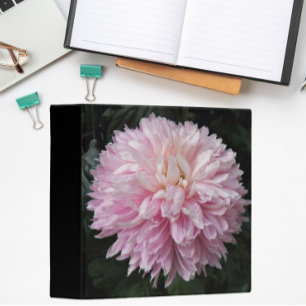 Pink Chrysanthemum Flower Floral Binder