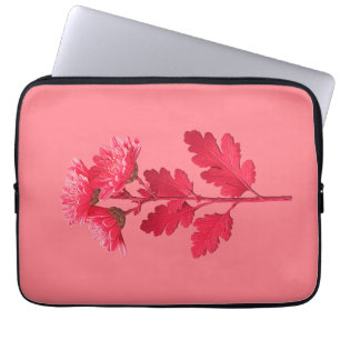 Pink Chrysanthemum  Laptop Sleeve