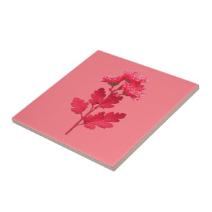 Pink Chrysanthemum Tile