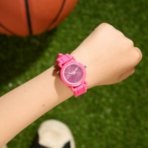 Pink citrus fruit watch