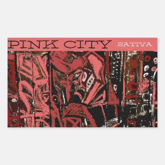 PINK CITY SATIVA STICKER