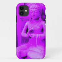 pink clapping buddha