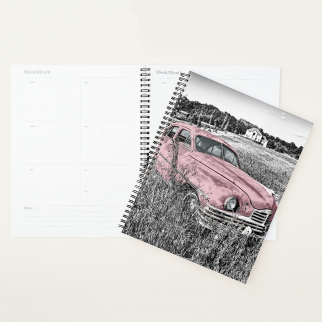 Pink Classic Car Planner (Display)