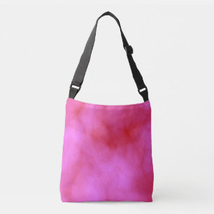 Pink Cloud Abstract Crossbody Bag